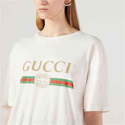 all white Gucci shirt